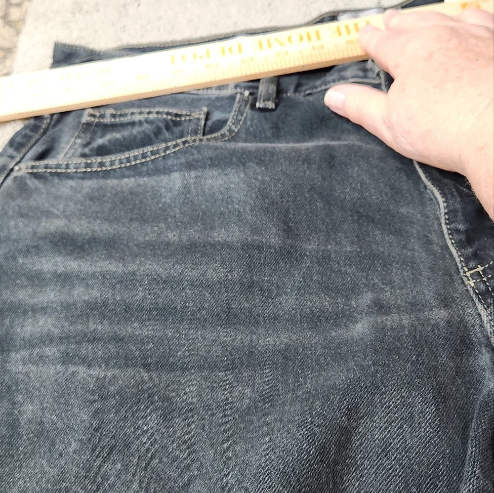 Women's Mid-Rise 90's Baggy Jean Shorts - Universal Thread Black Wash 14